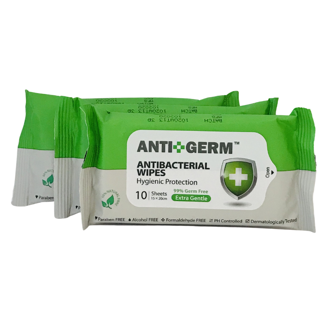 Anti Germ Antibacterial Wet Wipes